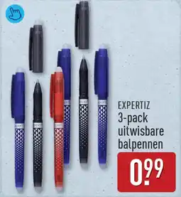 ALDI Expertiz uitwisbare balpennen aanbieding