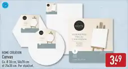 ALDI Home Creation Canvas aanbieding