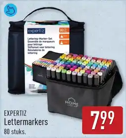ALDI Expertiz Lettermarkers aanbieding