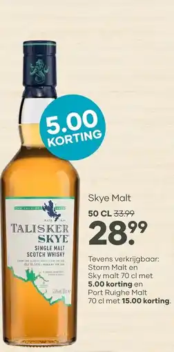 Mitra Talisker Skye Malt aanbieding