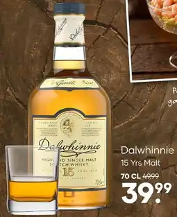 Mitra Dalwhinnie 15 Yrs Malt aanbieding
