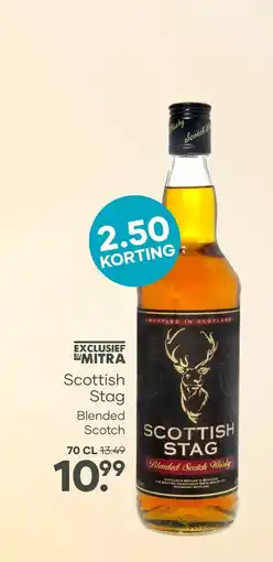 Mitra Scottish Stag Blended Scotch | 70 CL aanbieding
