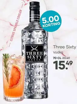 Mitra Three Sixty Vodka aanbieding