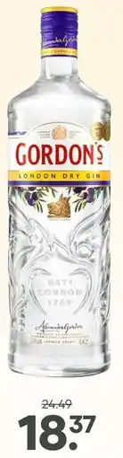Mitra Gordon's London Dry aanbieding