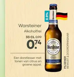 Mitra Warsteiner Alkoholfrei | 33 CL aanbieding
