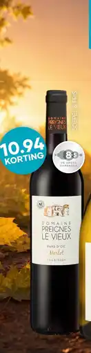 Mitra Preignes le Vieux Merlot | 75 CL aanbieding