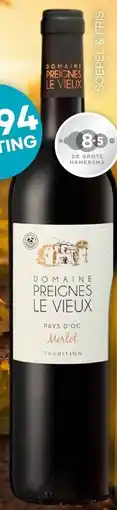 Mitra Preignes le Vieux Merlot aanbieding