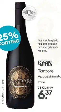 Mitra Tantore Appassimento aanbieding