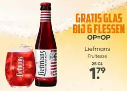 Mitra Liefmans Fruitesse aanbieding