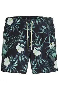 Wehkamp JACK & JONES PANTS STUDIO zwemshort JPSTMAUI zwart/turquoise aanbieding