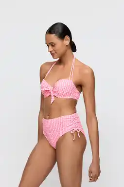 Wehkamp Marie Jo high waist bikinibroekje Mary Lynn roze aanbieding