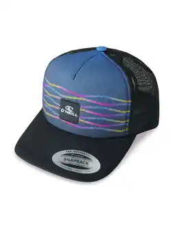 Wehkamp O'Neill Summer Camp katoenen pet met print - blauw/donkerblauw aanbieding