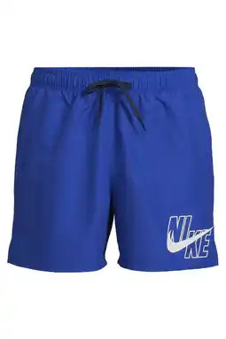 Wehkamp Nike zwemshort Breaker Logo 5 Volley blauw aanbieding
