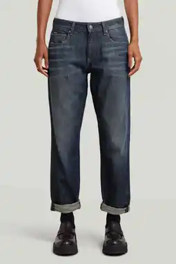 Wehkamp G-STAR boyfriend jeans dark blue denim aanbieding