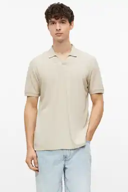 Wehkamp s.Oliver regular fit polo - beige aanbieding