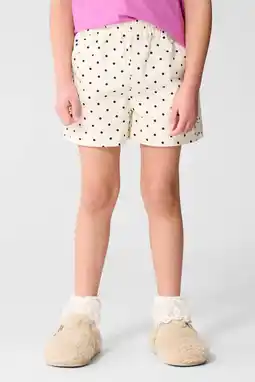 Wehkamp Shoeby highwaist casual short met stippen ecru aanbieding