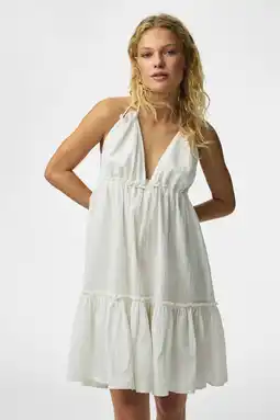 Wehkamp PIECES strandjurk PCKIANA ecru aanbieding