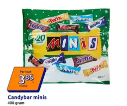 Action Candybar minis aanbieding