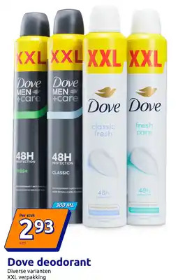 Action Dove deodorant aanbieding
