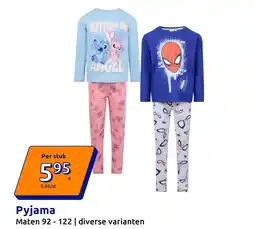 Action Pyjama aanbieding