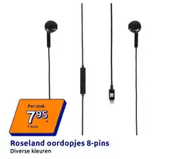 Action Roseland oordopjes 8-pins aanbieding