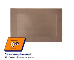 Action Geweven placemat aanbieding