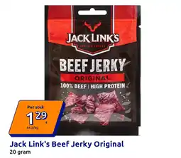Action Jack Link's Beef Jerky Original aanbieding