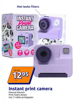 Action Instant print camera aanbieding