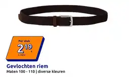 Action Gevlochten riem aanbieding