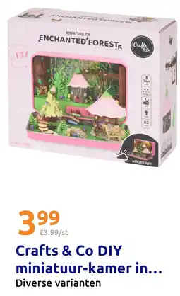 Action Crafts & Co DIY miniatuur-kamer in... aanbieding