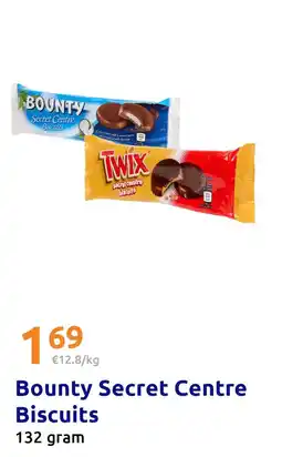Action Bounty Secret Centre Biscuits aanbieding