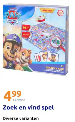 Action Zoek en vind spel aanbieding