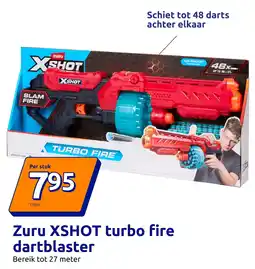 Action Zuru XSHOT turbo fire dartblaster aanbieding