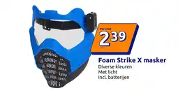 Action Foam Strike X masker aanbieding