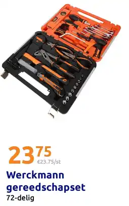 Action Werckmann gereedschapset aanbieding