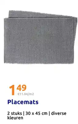Action Placemats aanbieding