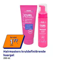 Action Hairmasters kruldefiniërende haargel aanbieding