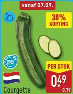 ALDI Courgette aanbieding