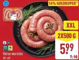 ALDI Verse Worsten XXL aanbieding