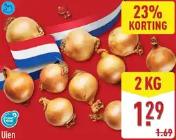 ALDI Uien aanbieding