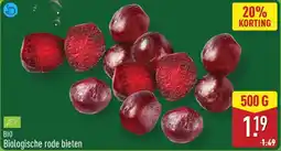 ALDI Bio Biologische Rode Bieten aanbieding