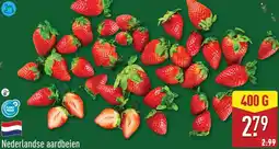 ALDI Nederlandse aardbeien aanbieding
