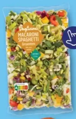ALDI Daglicious Macaroni Spaghetti Groenten aanbieding