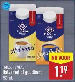 ALDI Friesche Vlag Halvamel of goudband aanbieding