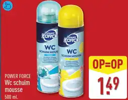 ALDI Power Force Wc Schuim Mousse aanbieding