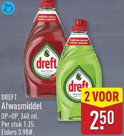 ALDI DREFT Afwasmiddel aanbieding