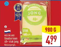 ALDI Molenland Goudse kaas 48+ stuk jong aanbieding