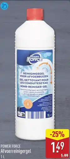 ALDI Power Force Afvoerreinigergel aanbieding