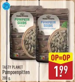 ALDI Tasty Planet Pompoenpitten aanbieding