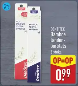 ALDI Dentitex Bamboe tandenborstels aanbieding